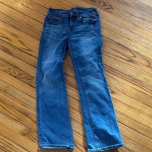 American Eagle Outfitters Women's Straight Leg Blue Jeans
